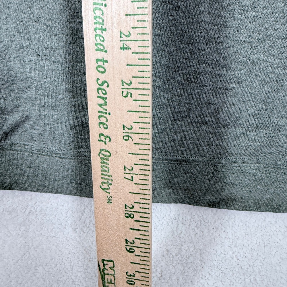 Vintage 90s Nike Spellout Crewneck Sweatshirt XL Sage Green Center Embroidered - Picture 9 of 16